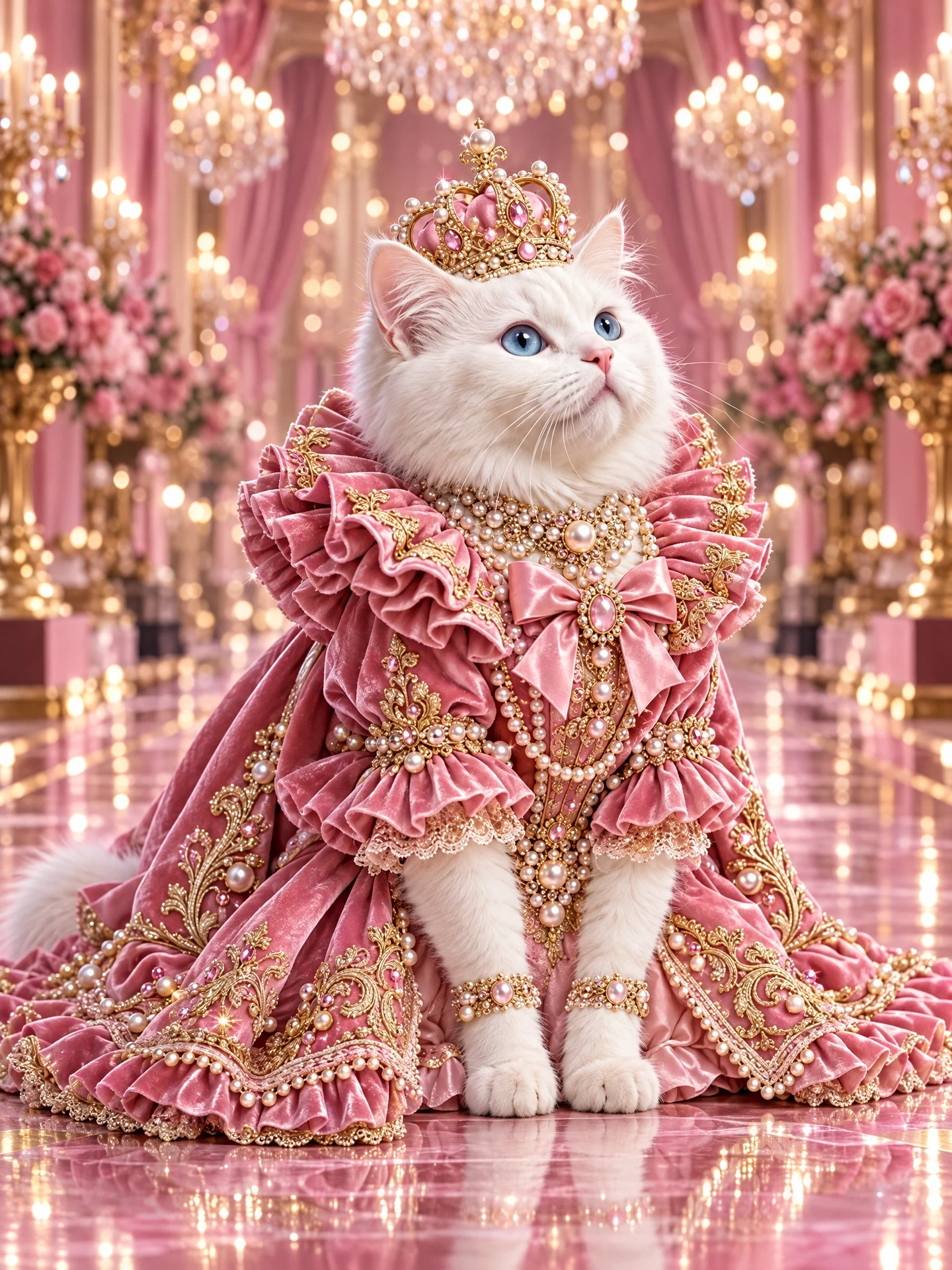 Royal-Katzenavatar: Pink Runway